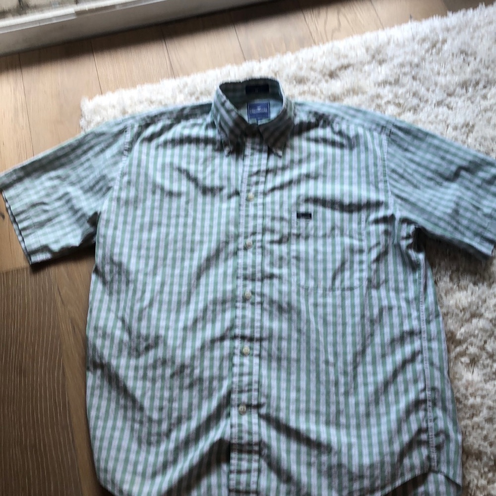 Faconnable  Men’s Short Sleeved Button Down Shirt